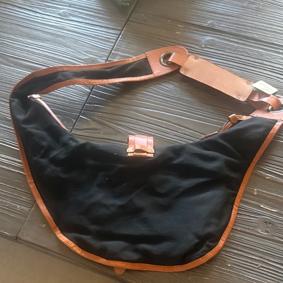 Free People Black and Tan Belt Bag - Picture 2 of 4